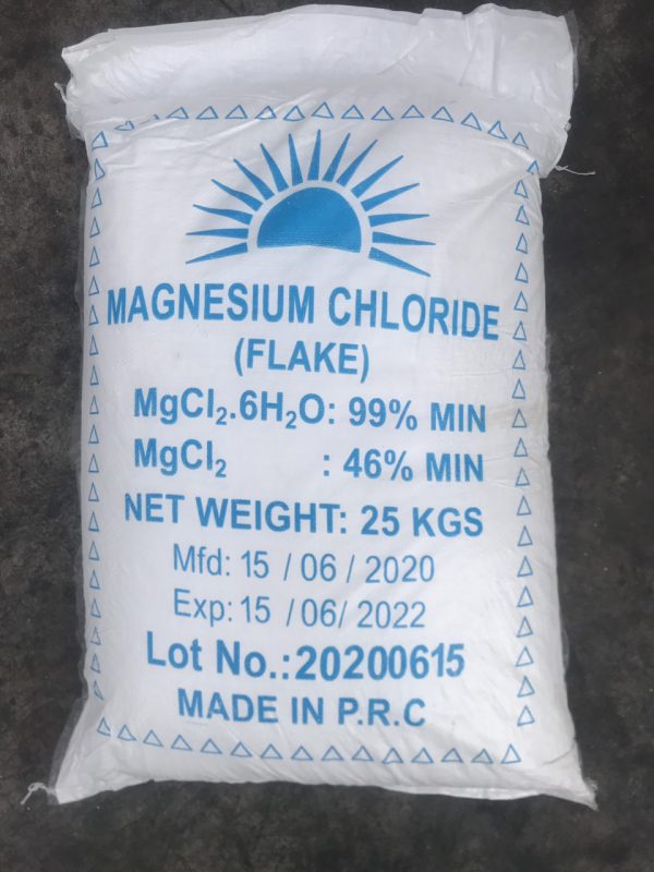 Magie Clorua - Magnesium Chloride - MgCl2 - Hóa Chất An Phú Cường - Công Ty TNHH Hóa Chất Và Môi Trường An Phú Cường